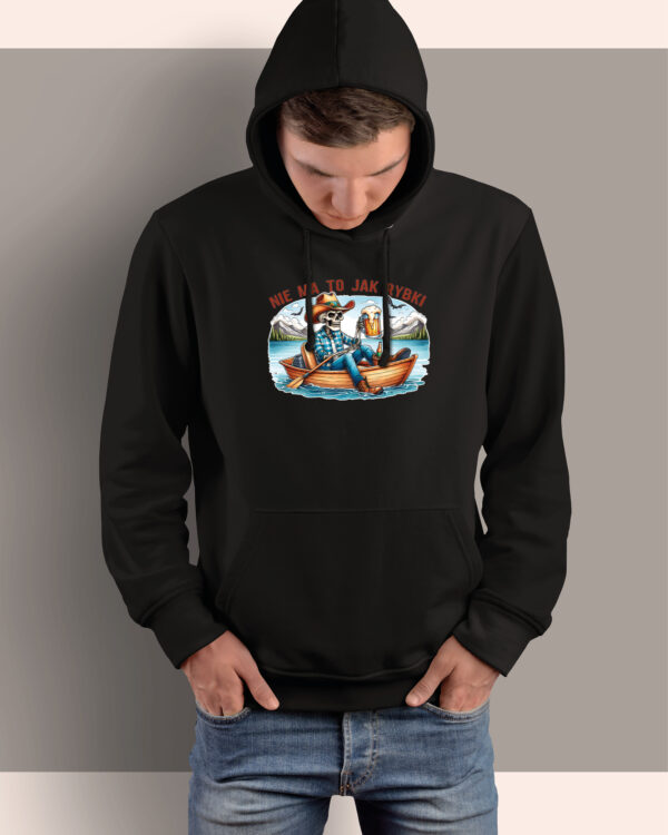 TL1083 Tshirt Hoodie Sweater SIM12 Bluza z kapturem <br>dla Wędkarza Nie ma to jak rybki