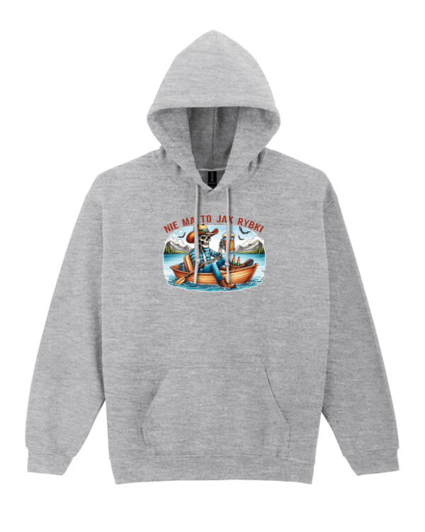 TL1083 Tshirt Hoodie Sweater SIM13 Bluza z kapturem <br>dla Wędkarza Nie ma to jak rybki