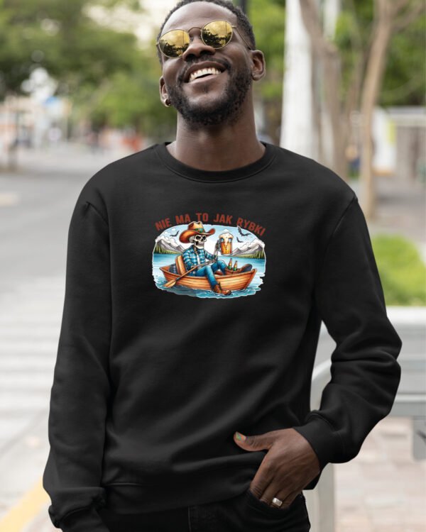 Bluza Sweatshirt dla Wędkarza <br>Nie ma to jak rybki