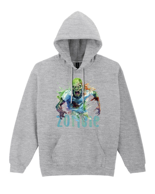 TL0327 Tshirt Hoodie Sweater SIM13 Bluza z kapturem z nadrukiem Zombie