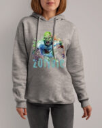 TL0327 Tshirt Hoodie Sweater SIM14 Bluza z kapturem z nadrukiem Zombie