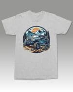 Koszulka z autem terenowym Off-Road 4x4