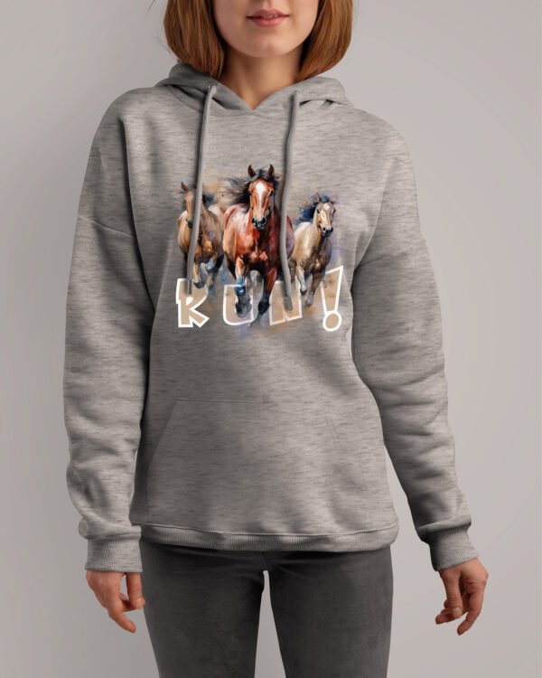 Bluza z kapturem Galopujące konie RUN