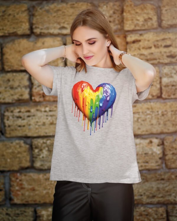 Koszulka Pride <br>Tęczowe serce
