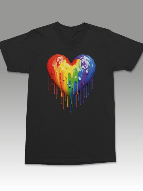 Koszulka Pride Tęczowe serce