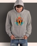 Bluza z kapturem LOVE Serce Kłódka