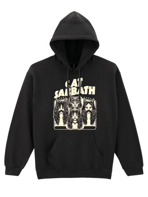 Bluza z kapturem Cat Sabbath Rockowe Koty