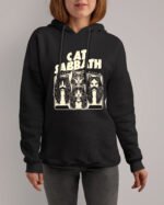 Bluza z kapturem Cat Sabbath Rockowe Koty