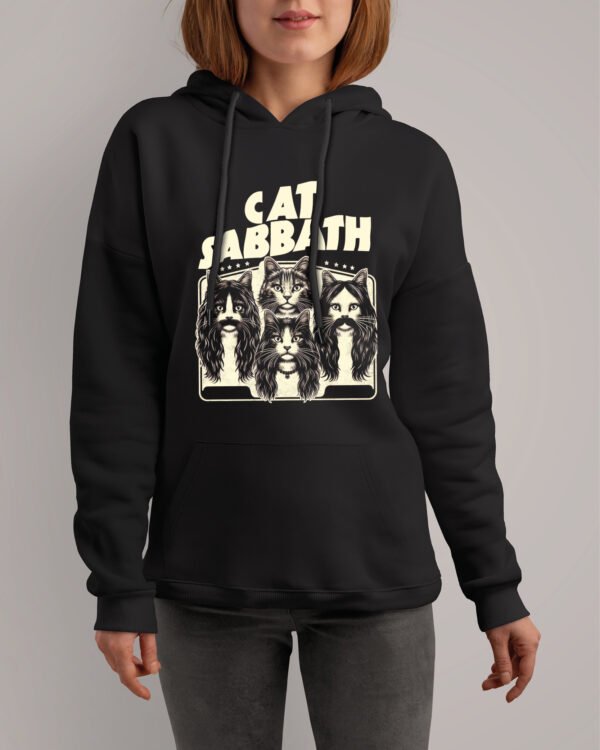 Bluza z kapturem Cat Sabbath Rockowe Koty