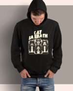 Bluza z kapturem Cat Sabbath Rockowe Koty