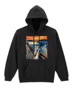 Bluza z kapturem <br>Krzyk Edvard Munch Parodia Kot