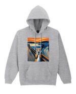 Bluza z kapturem Krzyk Edvard Munch Parodia Kot