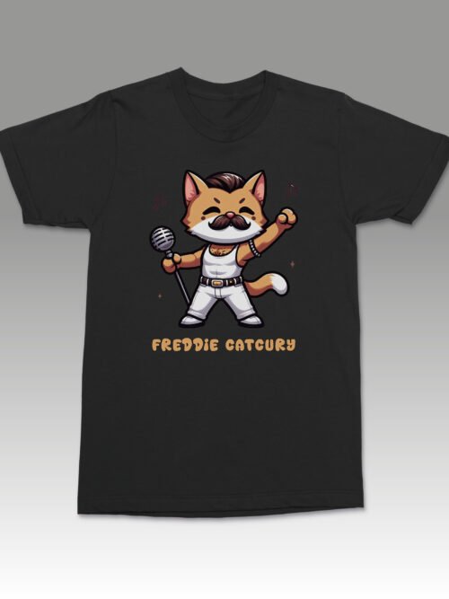 Koszulka z kotem Freddie Catcury Queen