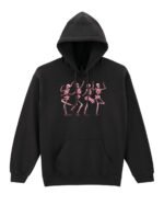 Bluza z kapturem z Tańczącymi szkieletami
