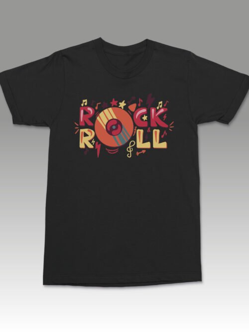 Koszulka muzyczna Rock and Roll