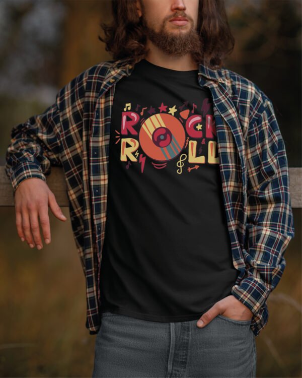 Koszulka muzyczna <br>Rock and Roll