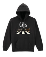 TL0544BK Tshirt Hoodie Sweater SIM10 Bluza z kapturem The Cats parodia Beatlesów