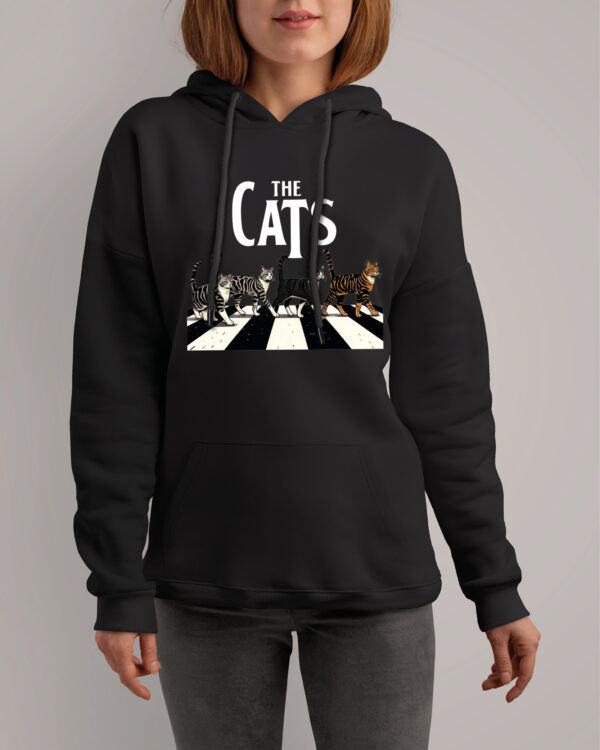 TL0544BK Tshirt Hoodie Sweater SIM11 Bluza z kapturem <br>The Cats parodia Beatlesów