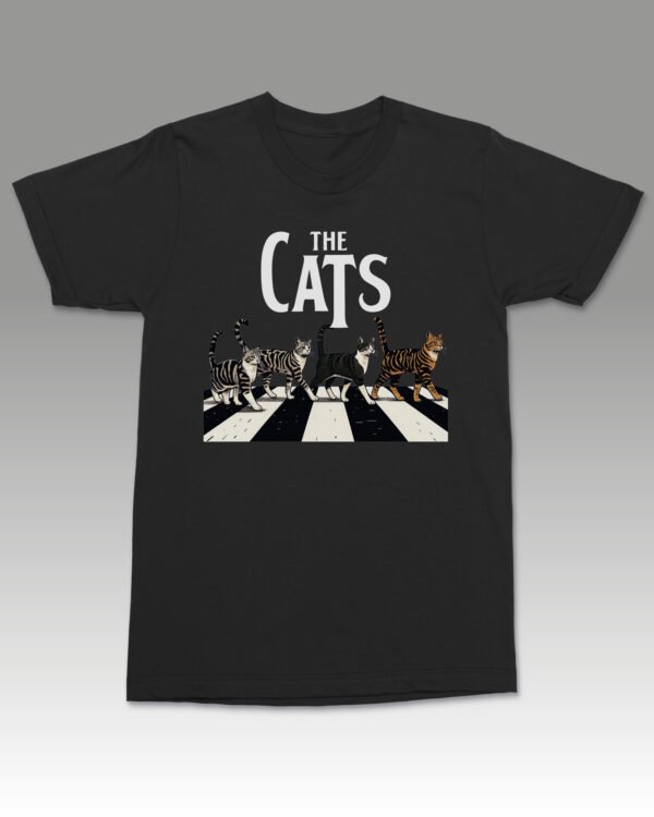 Koszulka z kotami The Cats parodia Beatlesów