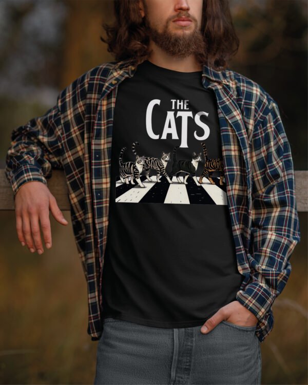 Koszulka z kotami <br>The Cats parodia Beatlesów