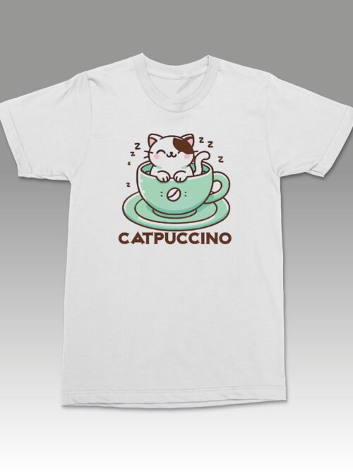 Koszulka Catpuccino Kotek w filiżance