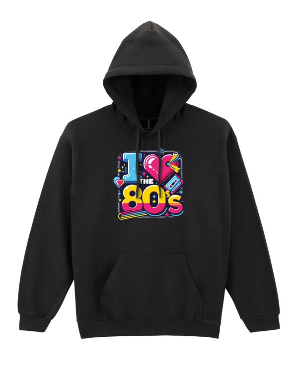 Bluza z kapturem <br>I love the 80s Lata 80