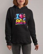 Bluza z kapturem <br>I love the 80s Lata 80