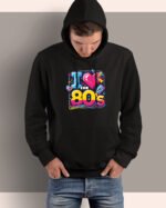 Bluza z kapturem <br>I love the 80s Lata 80