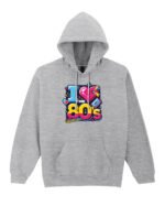 Bluza z kapturem <br>I love the 80s Lata 80