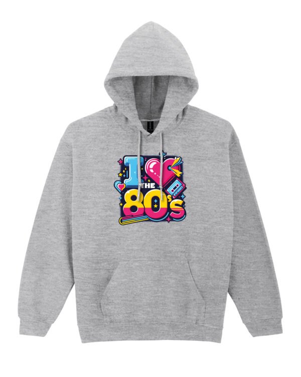 Bluza z kapturem <br>I love the 80s Lata 80