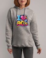 Bluza z kapturem <br>I love the 80s Lata 80