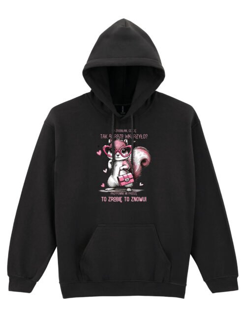 Bluza z kapturem Z Miłosną Wiewiórką