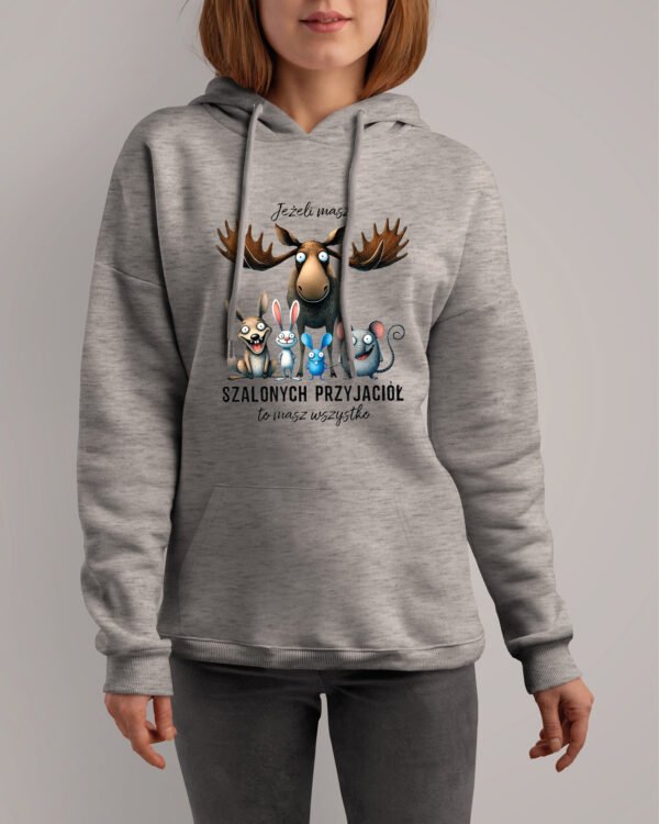 Bluza z kapturem <br>Szalony Przyjaciel