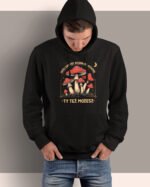 Bluza z kapturem <br>Śmieszny Napis Grzyby