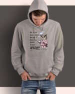 Bluza z kapturem <br>Jestem Zmęczony Sowa