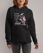 Bluza z kapturem <br>Jestem Zmęczony Sowa