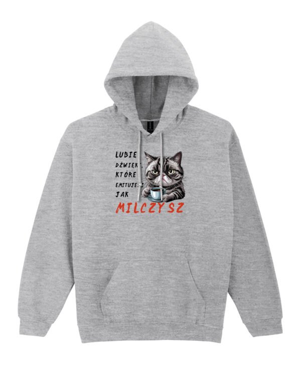 Bluza z kapturem <br>Lubię jak Milczysz Kot