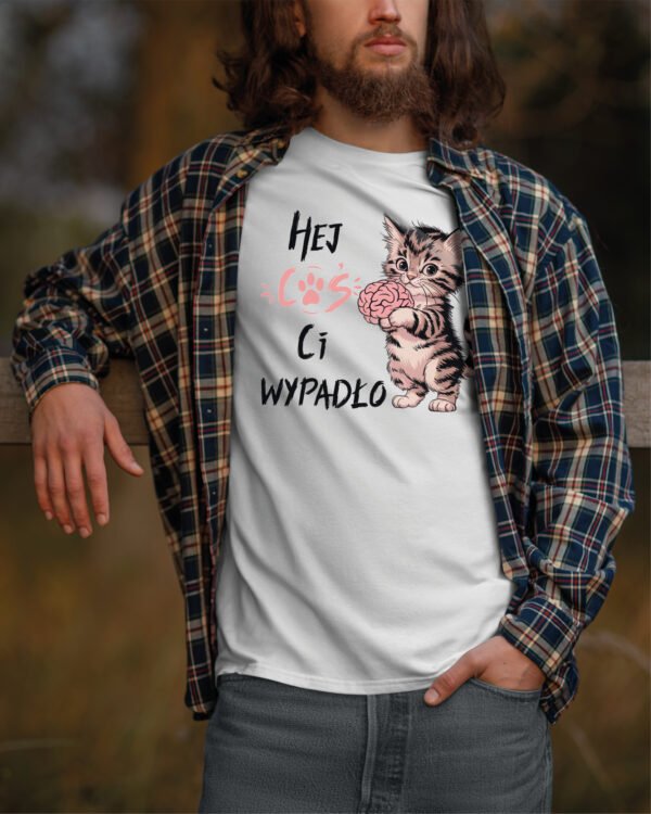 Koszulka z kotkiem <br>Coś Ci wypadło