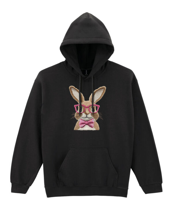 TL1147 Tshirt Hoodie Sweater SIM10 Bluza z kapturem Zając z muszką Wielkanoc