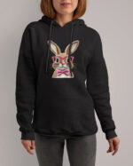 TL1147 Tshirt Hoodie Sweater SIM11 Bluza z kapturem <br>Zając z muszką Wielkanoc