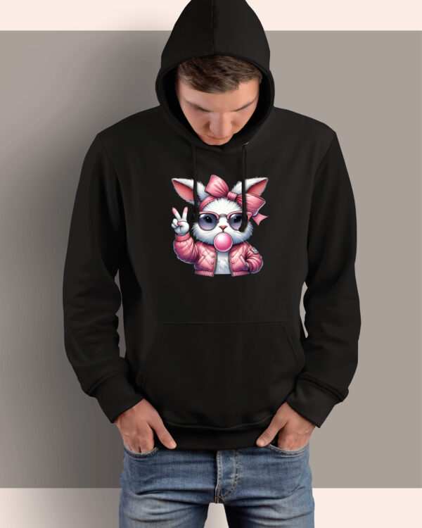 TL1149 Tshirt Hoodie Sweater SIM12 Bluza z kapturem <br>Z modnym Zajączkiem