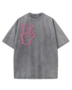 Photoroom 030 20250430 134146 Koszulka oversize efekt sprania Nadruk Zamszowy Pokój