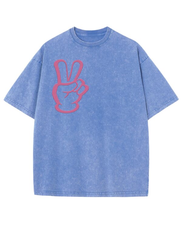 Photoroom 031 20250430 134146 Koszulka oversize efekt sprania <br>Nadruk Zamszowy Pokój