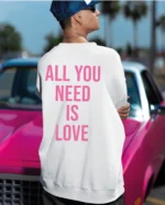 Bluza oversize <br>All You Need Is Love