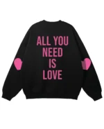 Bluza oversize All You Need Is Love