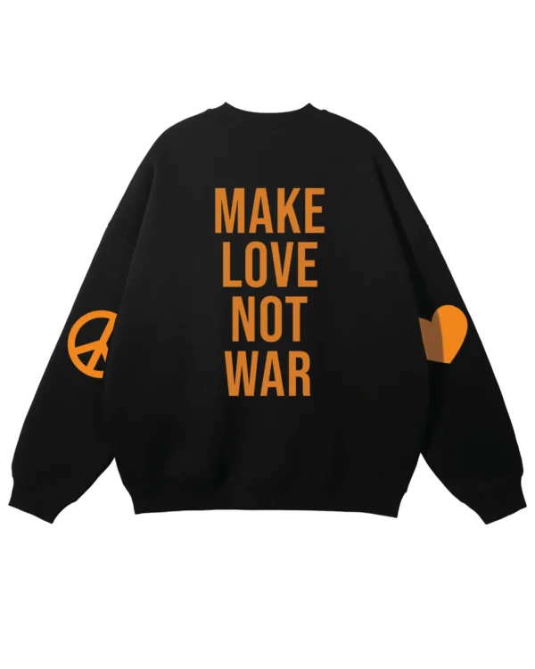 Bluza oversize Make Love Not War