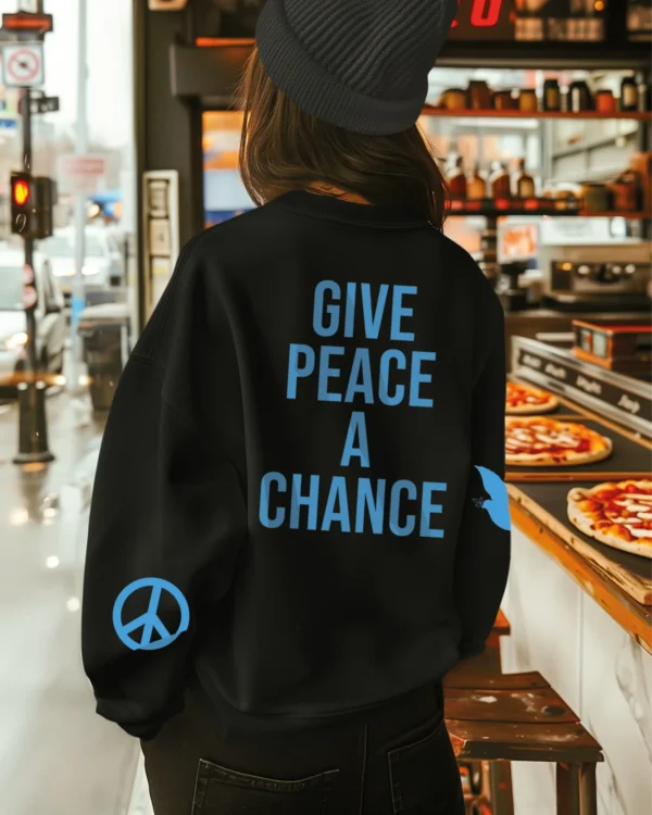 Bluza oversize <br>Give Peace A Chance