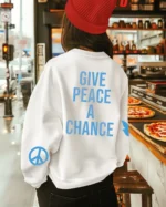 Bluza oversize <br>Give Peace A Chance