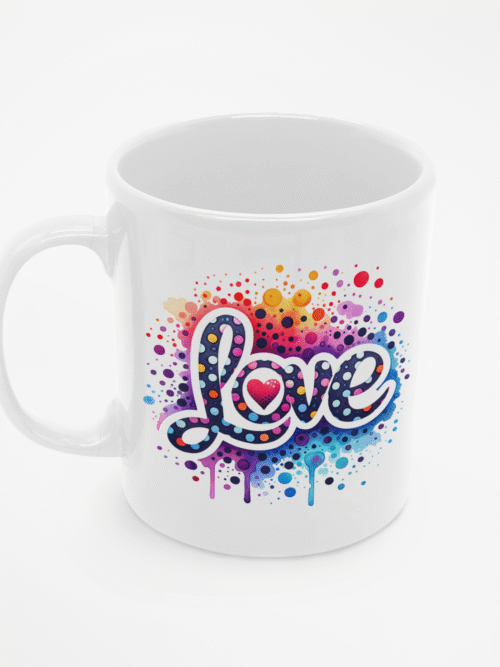 Kubek z nadrukiem Love