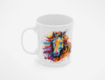 TL SUB MUG WH 0345 00 Kubek z kolorowym koniem